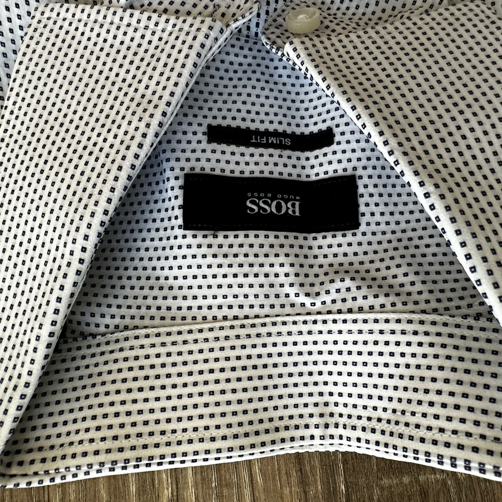 Hugo boss slim button down shirt